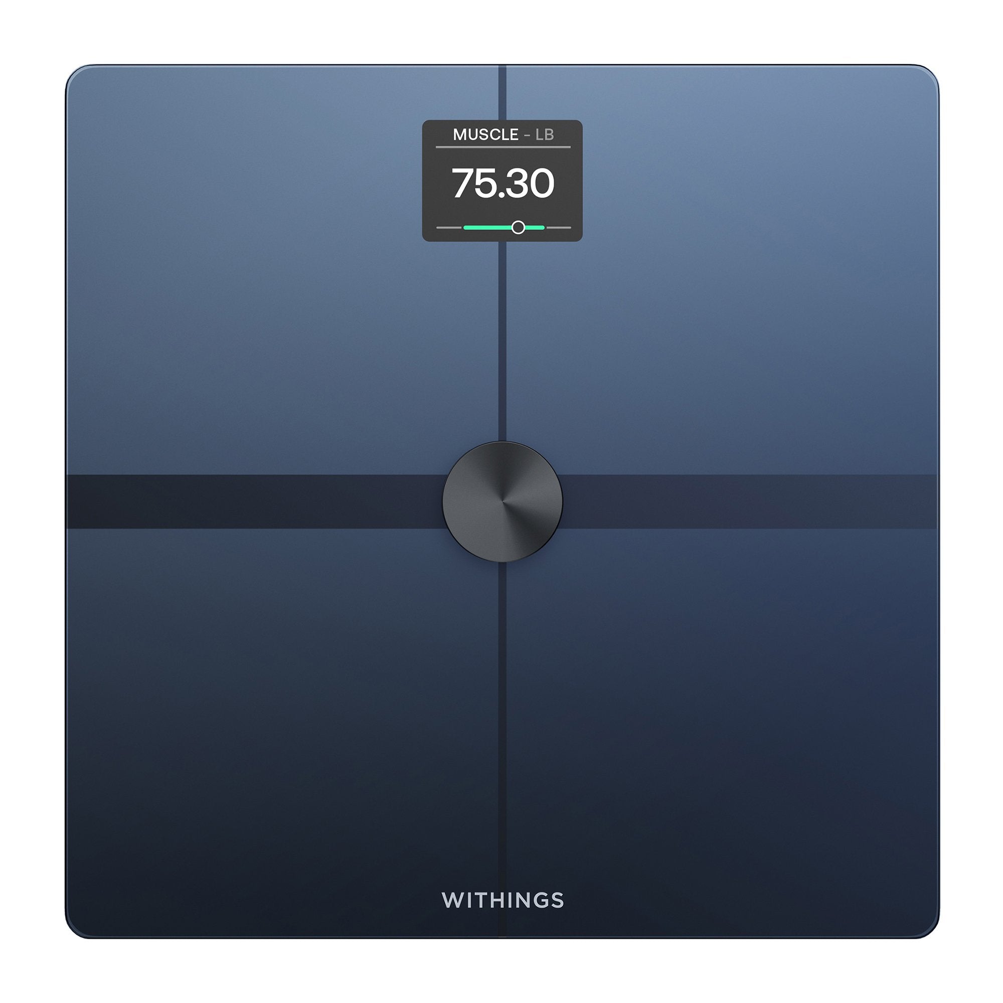 Total Body Composition Analyzer Step On Withings LCD Display 5 -> 200kg (9 -> 440lb) Black Battery Operated 