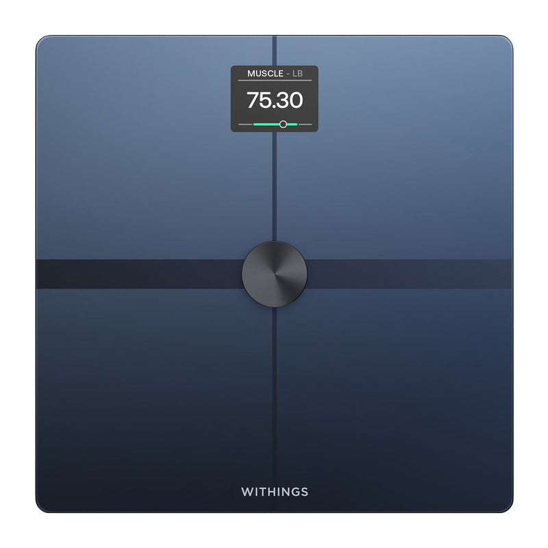 Total Body Composition Analyzer Step On Withings LCD Display 5 -> 200kg (9 -> 440lb) Black Battery Operated 