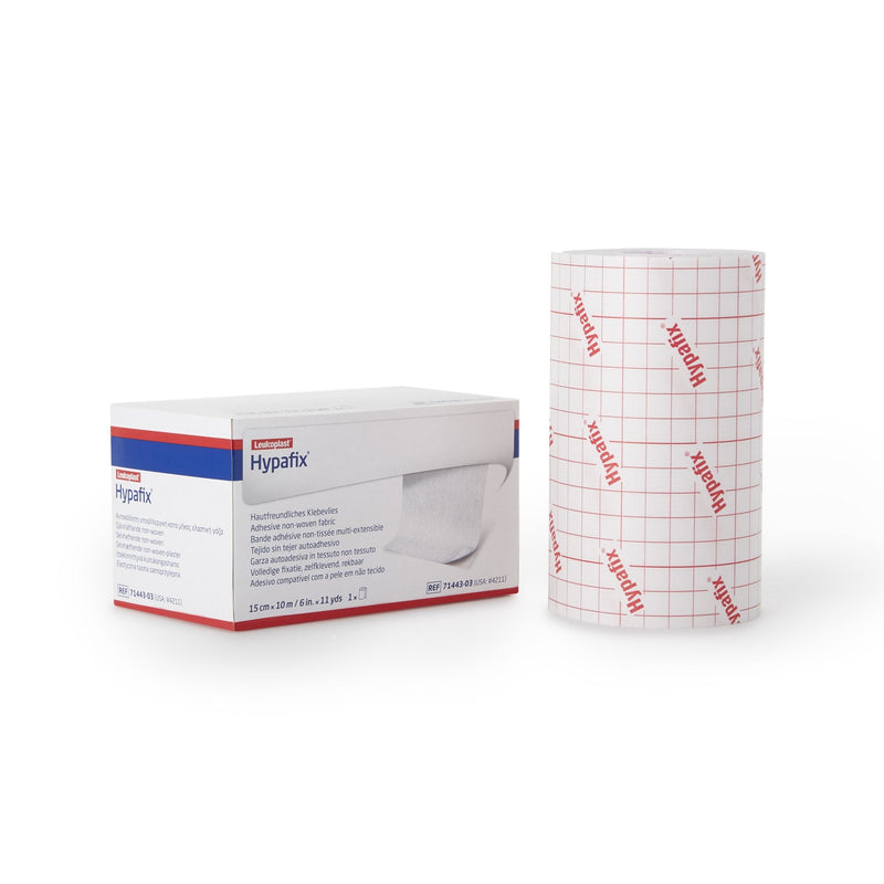 BSN Medical Hypafix Nonwoven Dressing Retention Tape, 6 Inch x 10 Yard, White (24/CS) 