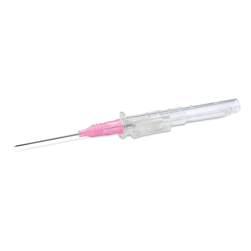 Peripheral IV Catheter Prevent SLS 20 Gauge 1 Inch Polyurethane Straight Hub Non Blood Control Sliding Safety (Case of 200)
