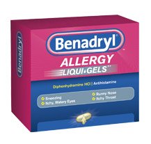 Benadryl Diphenhydramine Allergy Relief (Carton of 24)