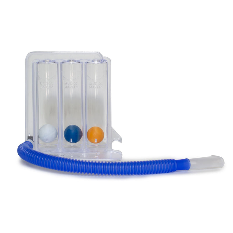 Tri Flow Rate Incentive Spirometer McKesson LUMEON Universal 600 to 1200 mL Without One Way Valve (Case of 12)