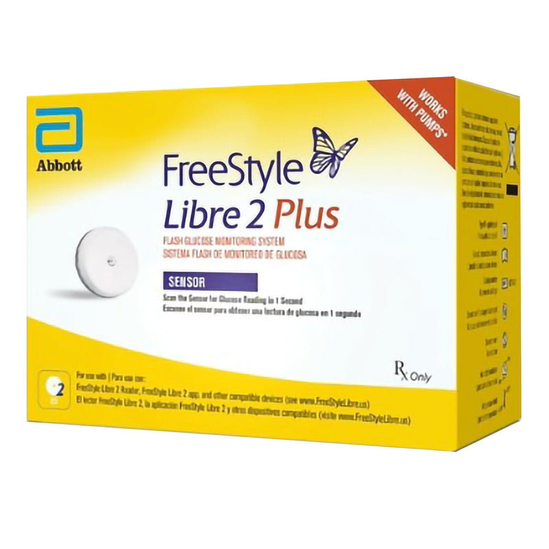 Glucose Meter Sensor Freestyle Libre 2 Plus 1 Minute 15 Days No Coding Required 