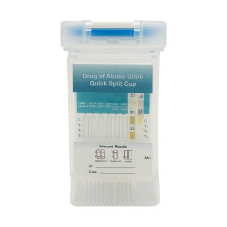 TEST DRUG QUICK SPLIT CUP15-PANEL 25/BX