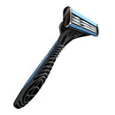 RAZOR TRIPLE BLADE ACCUTHRIVEDISP W/LBE STRP BLU/GRY 100/CS