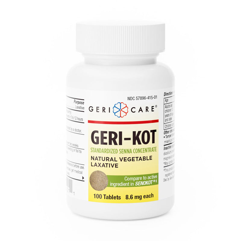 Laxative Tablet 100 per Bottle 8.6 mg Strength Sennosides 