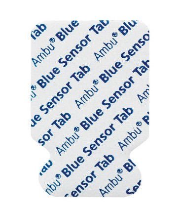 ECG Resting Electrode BlueSensor 2300 Tab Connector Solid Gel Polymer Backing Adult Radiolucent 10 per Pack (Box of 500)