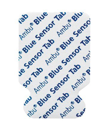 ECG Resting Electrode BlueSensor 2300 Tab Connector Solid Gel Polymer Backing Adult Radiolucent 10 per Pack 