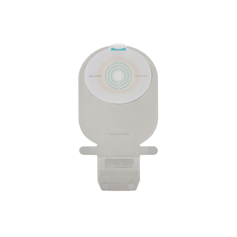 Ostomy Pouch SenSura Mio One-Piece System Flat, Trim to Fit 3/8 to 2-3/4 Inch Stoma Drainable 