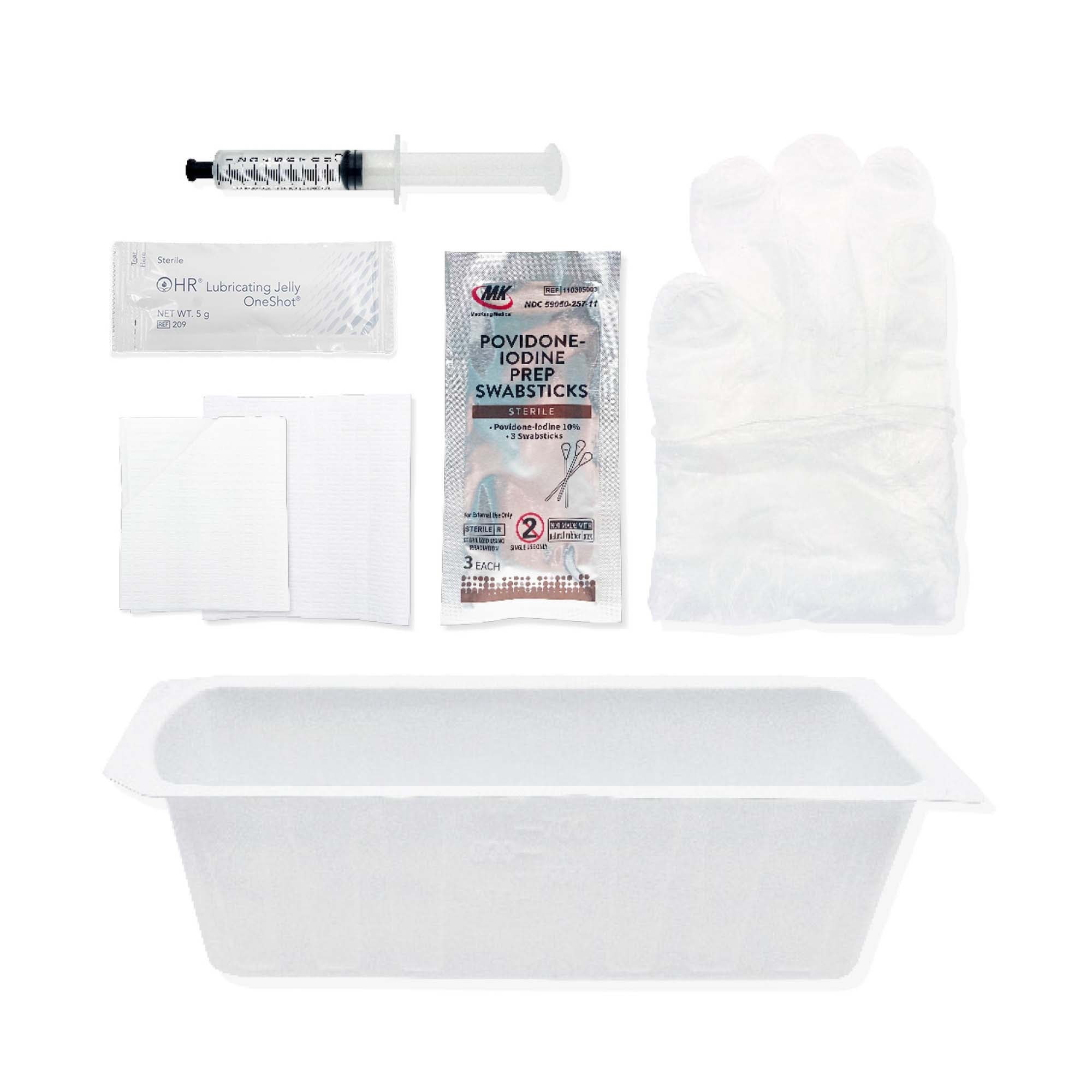 Catheter Insertion Tray TruAdvance Foley Without Catheter Without Catheter (Case of 20)