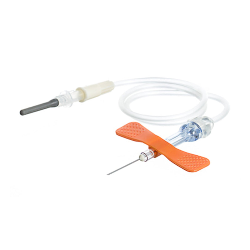 Vacuette Blood Collection Set 25 Gauge 3/4 Inch Needle Length Safety Needle 12 Inch Tubing Sterile 