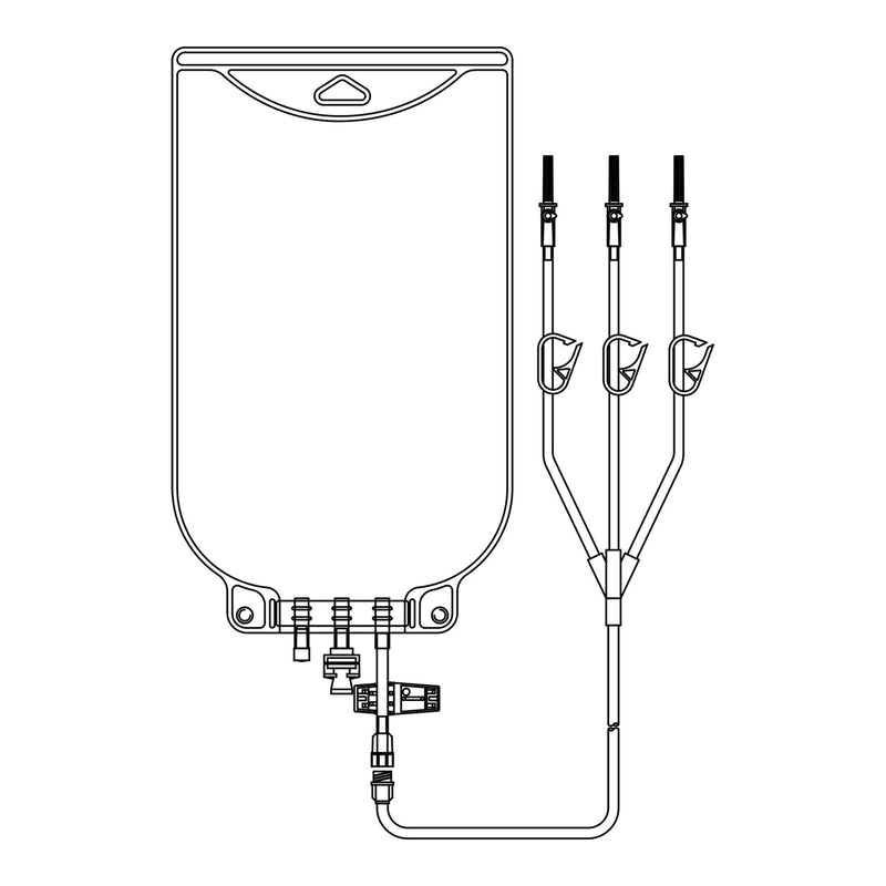 EVA Empty Bag McKesson 3,000 mL Gravity