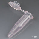 TUBE CENTRIFUGE 1.5ML PP SNAPCAP RED 500/BG