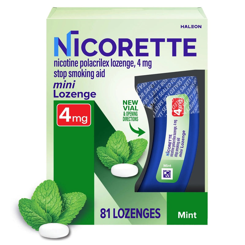 Stop Smoking Aid Nicorette 4 mg Strength Lozenge 