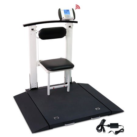 SCALE WHLCHR 3IN1 6570 W/HNDRLSEAT+AC ADPTR+BLU+WIFI (DROP)
