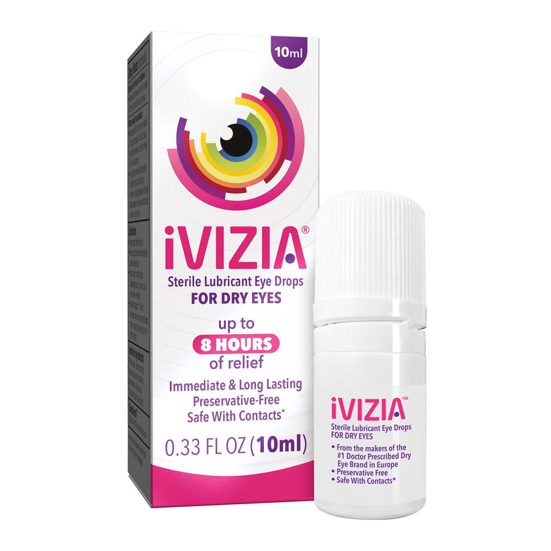 Eye Lubricant iVIZIA 10 mL Eye Drops 