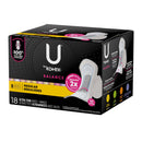 U by Kotex Balance Ultra Thin Charcoal Pads with Wings, Regular (Case of 108)