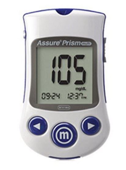 Blood Glucose Meter Assure 5 Second Results Stores up to 500 Results No Coding Required (Each)