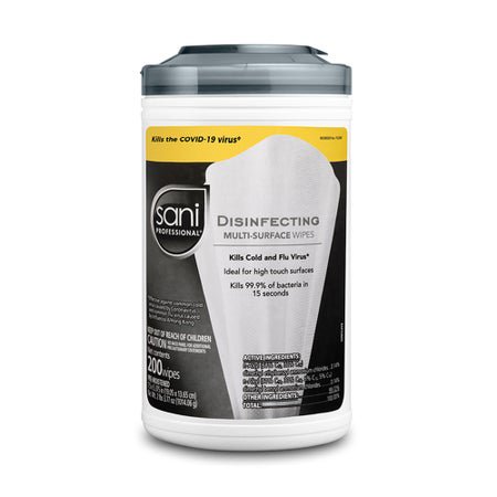 WIPE DISINFECTING MULTISURFACE200/CAN 6CAN/CS