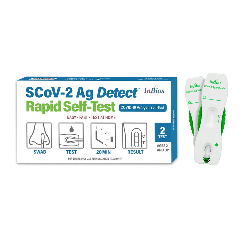Respiratory Test Kit SCoV-2 Ag Detect SCoV-2 Ag Detect Rapid Self-Test 2 Tests