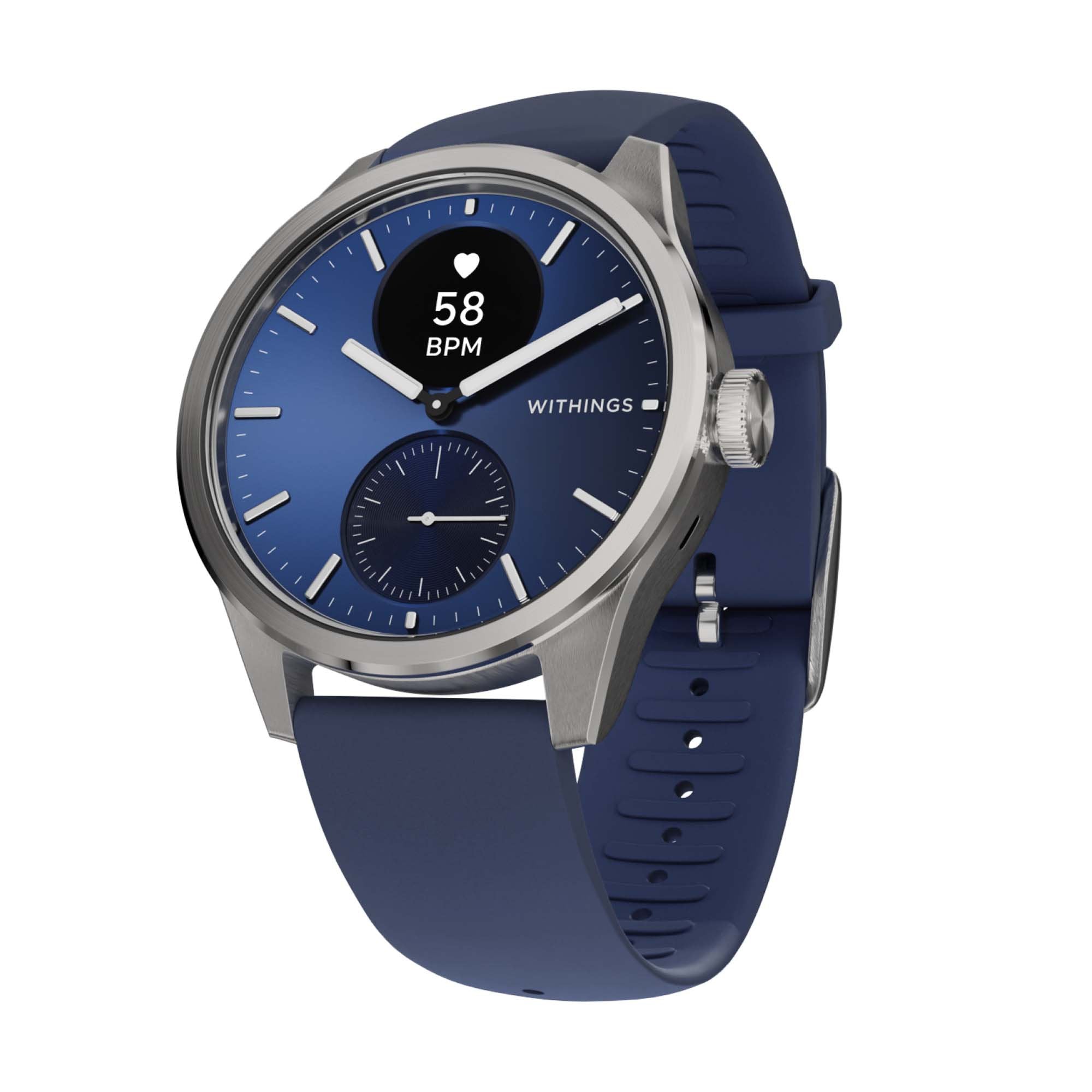 Smartwatch 24/7 Temperature tracking SCANWATCH 2 60 Minutes OLED Display 