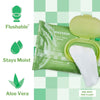 McKesson Flushable* Wet Wipes - Unscented, 48 Wet Wipes per Pack (Case of 576)