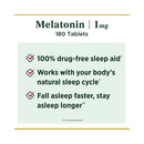US Nutrition Nature's Bounty Melatonin Natural Sleep Aid 