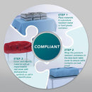 Tidi Products Containment Table Cover Tidishield Transport 67 X 52 Inch For Back Table (20/CS) 