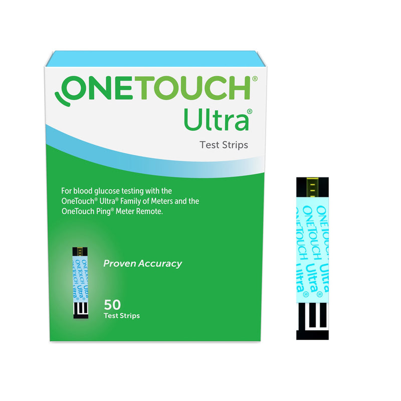 OneTouch Ultra Blue Blood Glucose Test Strip (Case of 1200)