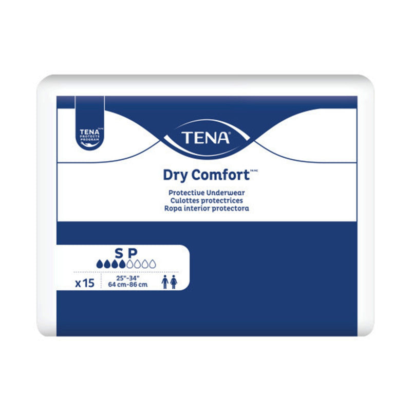 Tena Dry Comfort Absorbent Underwear, Moderate Absorbency, Small (15/BG) 