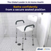 drive Shower Chair with Back and Removable Padded Arms (Each)