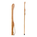 Mabis Healthcare Brazos Twisted Oak Hitchhiker Handcrafted Walking Stick, 55-Inch, Tan 