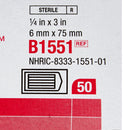 Solventum Corporation 3M Steri-Strip Blend Tone Skin Closures, Beige, 1/4 inch X 3 inch, nonwoven (200/CS) 