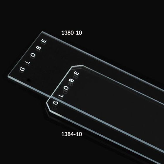 SLIDE WHT GLASS PLAINGROUND 72/BX 20BX/CS