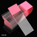 SLIDE WHT GLASS PINK FROSTGROUND 72/BX 20BX/CS