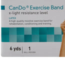 McKesson Brand McKesson Exercise Resistance Band, Yellow, 5" x 6 Yard, Extra-Light Resistance 
