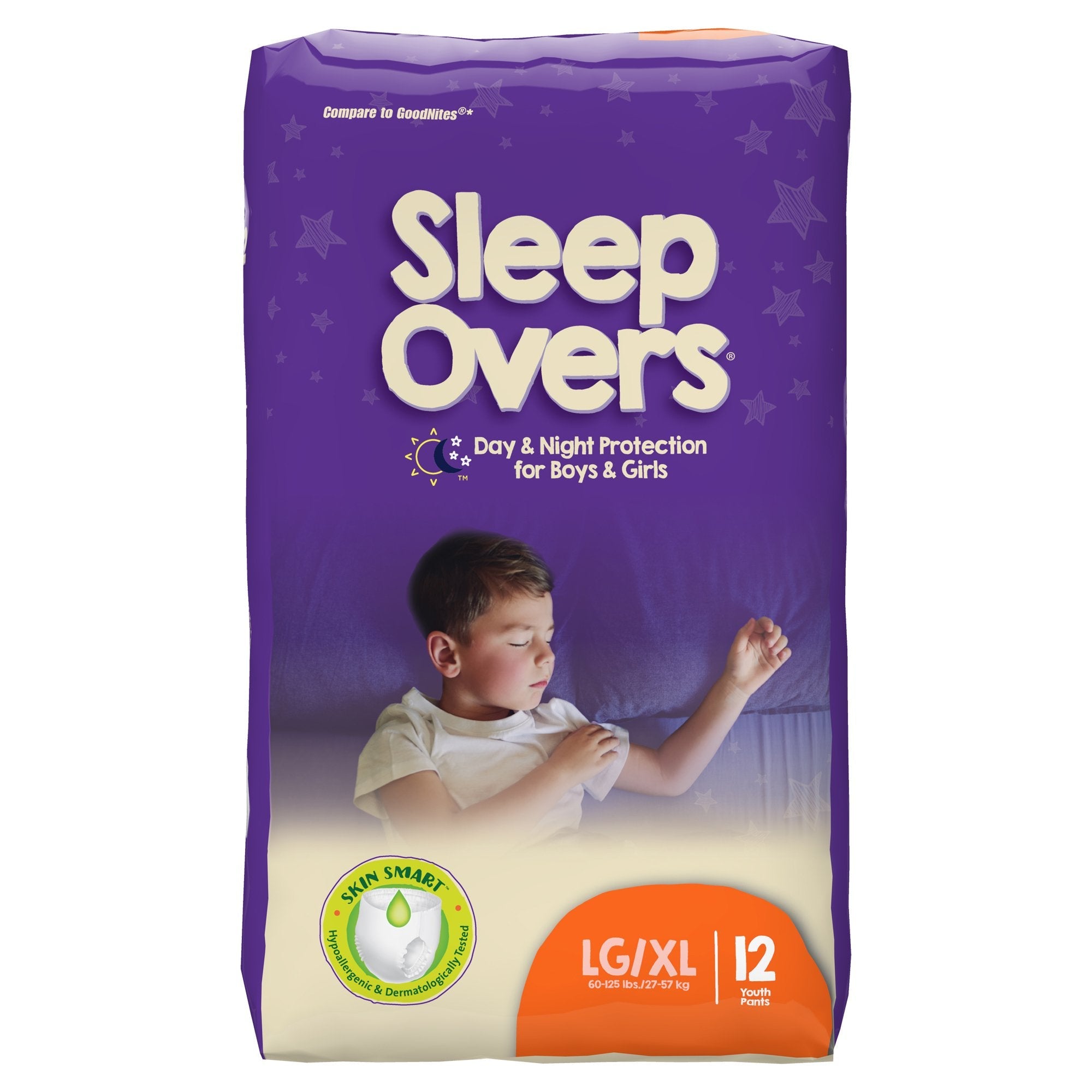 First Quality Products LLC Cuties Sleep Overs Absorbent Underwear, Large / Extra Large (4/CS) 