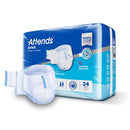 Attends Briefs, Adult, Medium, Heavy Absorbency, Disposable, White (Case of 96)