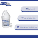 SPS Medical Supply SANI Glut Glutaraldehyde High Level Disinfectant (4/CS)