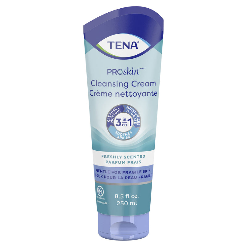 Essity HMS North America Inc Tena Body Wash Cleansing Cream, Alcohol-Free, White, 3-in-1 Formula, 8.5 ounces (10/CS)