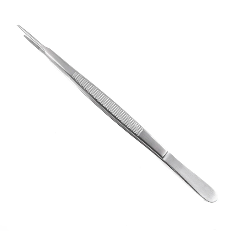 Econo Gerald Dressing Forceps - 7", Straight, Serrated, Disposable BX 12 - 21-610