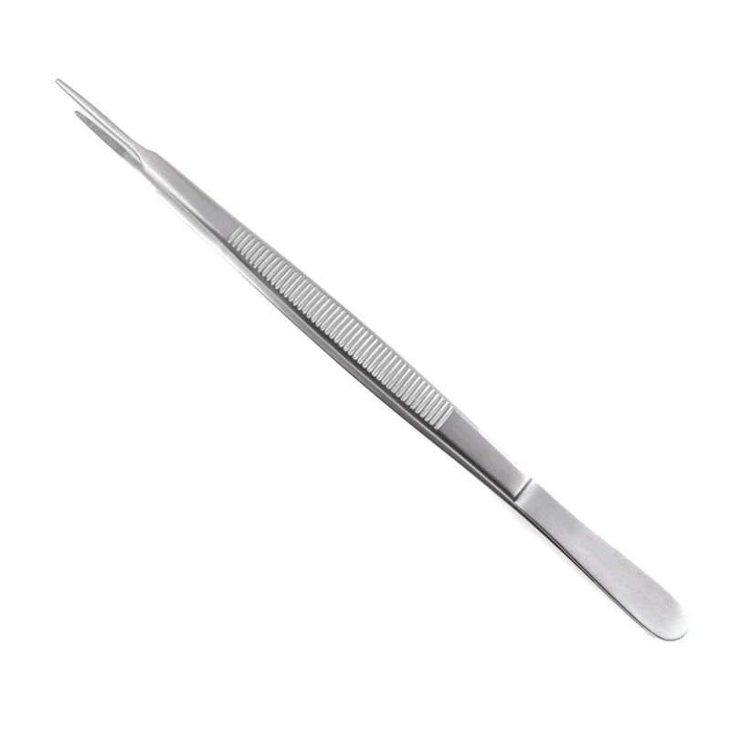 Econo Gerald Dressing Forceps - 7", Straight, Serrated, Disposable BX 12 - 21-610 