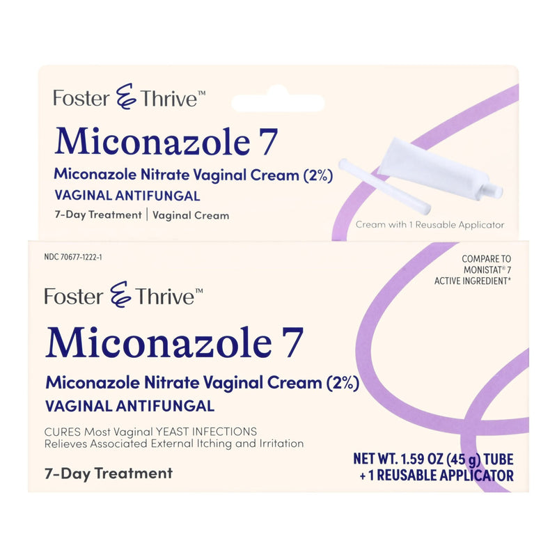 Foster & Thrive 2% Miconazole Vaginal Cream with Reusable Applicator, 7 Day (Each) 