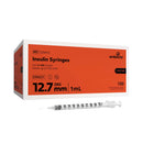 SYRINGE 1ML INSULIN 28GX1/2100/BX 5BX/CS