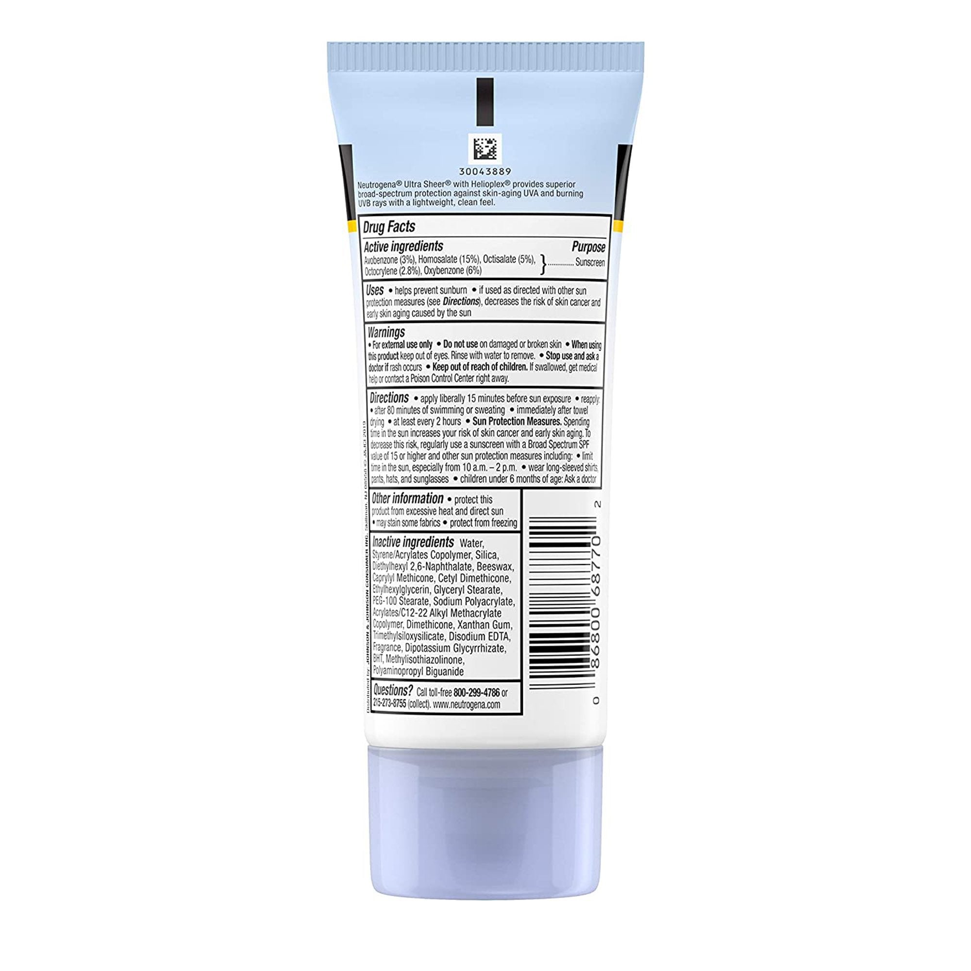 Kenvue Brands LLC Neutrogena Ultra Sheer Dry-touch Sunscreen SPF 70 (12/CS) 
