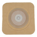 Ostomy Barrier Safe n Simple Trim to Fit, Standard Wear Flexible Tape 57 mm Flange Up to 1-3/4 Inch Opening 5 X 5 Inch (80/CS)
