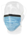 MASK SURGCAL F/G 160 ANTI GLREW/ EXTD BL SHLD 100/CS
