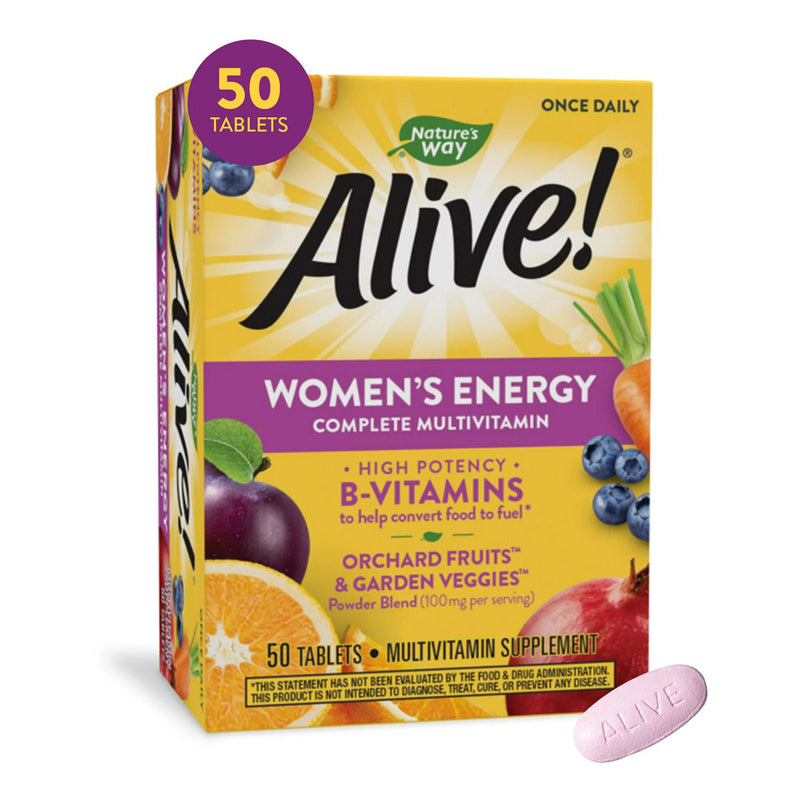 Nature's Way Alive! Women's Energy Complete Multivitamin Tablets (Box of 50)