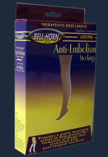 Bell-Horn Thigh High Anti-embolism Stockings, 2X-Large / Long (Pair)