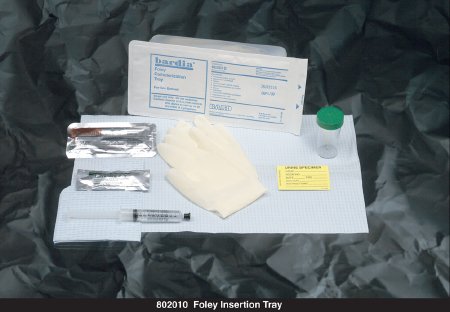 BARDIA INSERTION TRAY 10CC/PVIW/O CATH W/O BAG 20/CS
